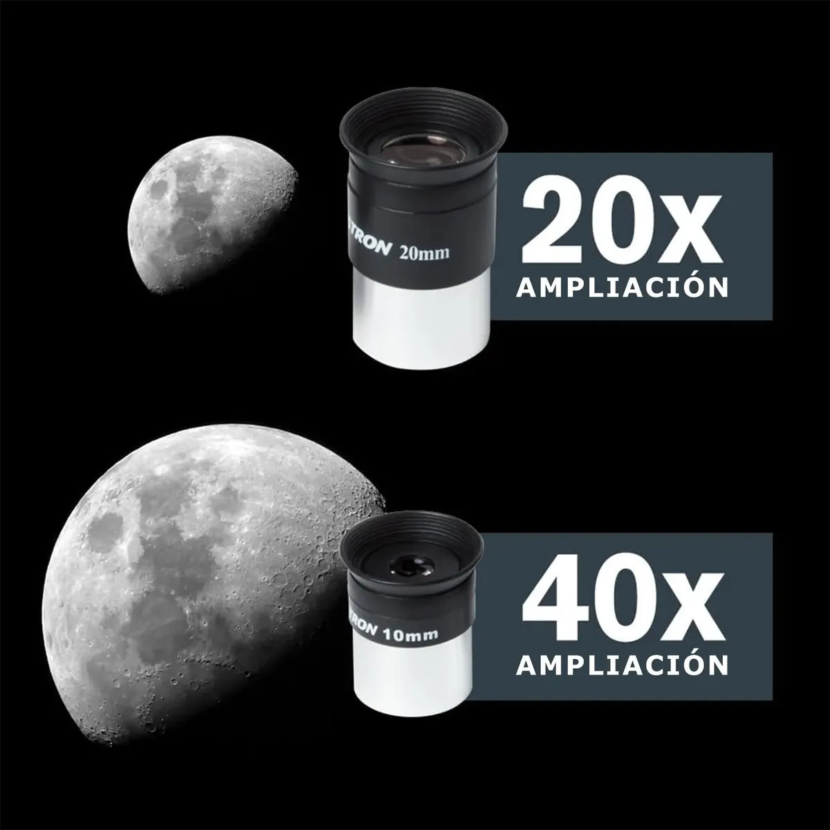 Telescopio Portátil Refractor 70mm con Accesorios Incluidos