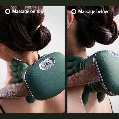 Almohada Eléctrica de Acupresión para Relajación de Hombros - Metacompras