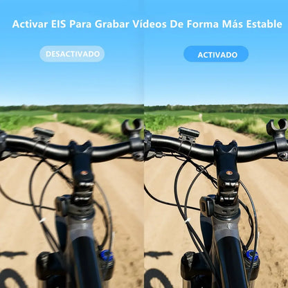 Cámara Deportiva 4K con Estabilización y 2 Baterías Incluidas