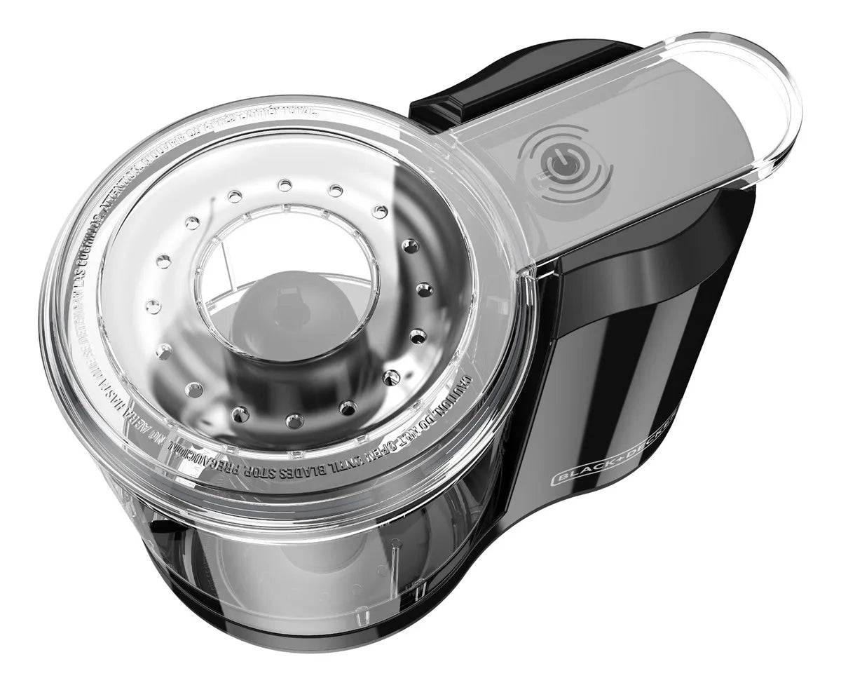 Procesador de alimentos 70W negro con múltiples funciones y fácil uso