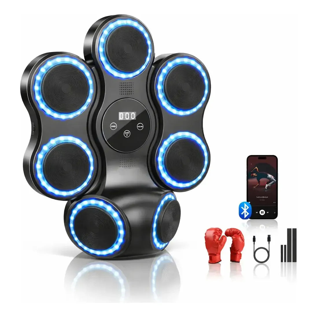 Smart Music Boxing Machine for Home Training 40x40 cm