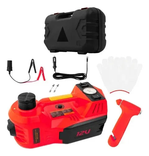 Gato Hidráulico Eléctrico 5t 12v para Auto - Elevación Rápida y Segura