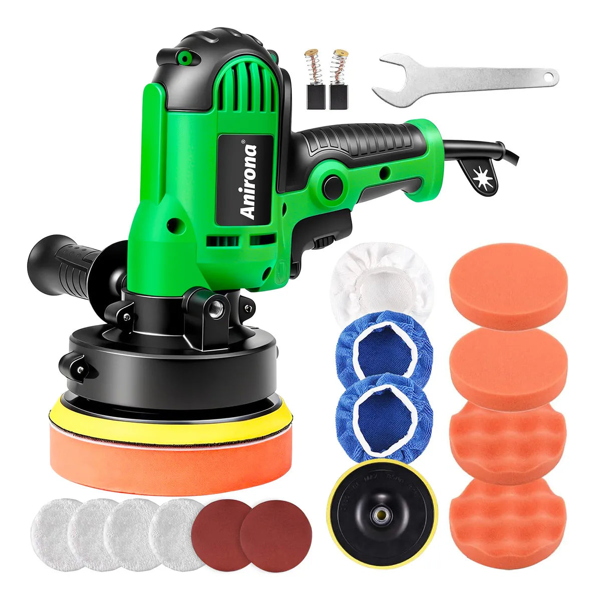 Pulidora Rotativa Eléctrica 125mm 1400w para Acabados Profesionales