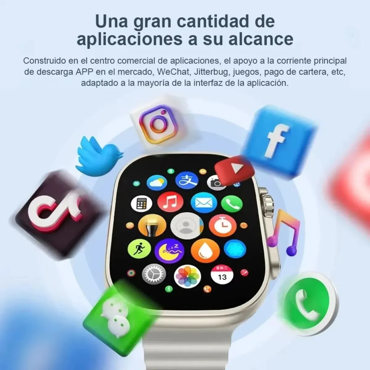 Smartwatch 4G Ultra 2024 con Android, Sim, Wifi y Cámara Integrada