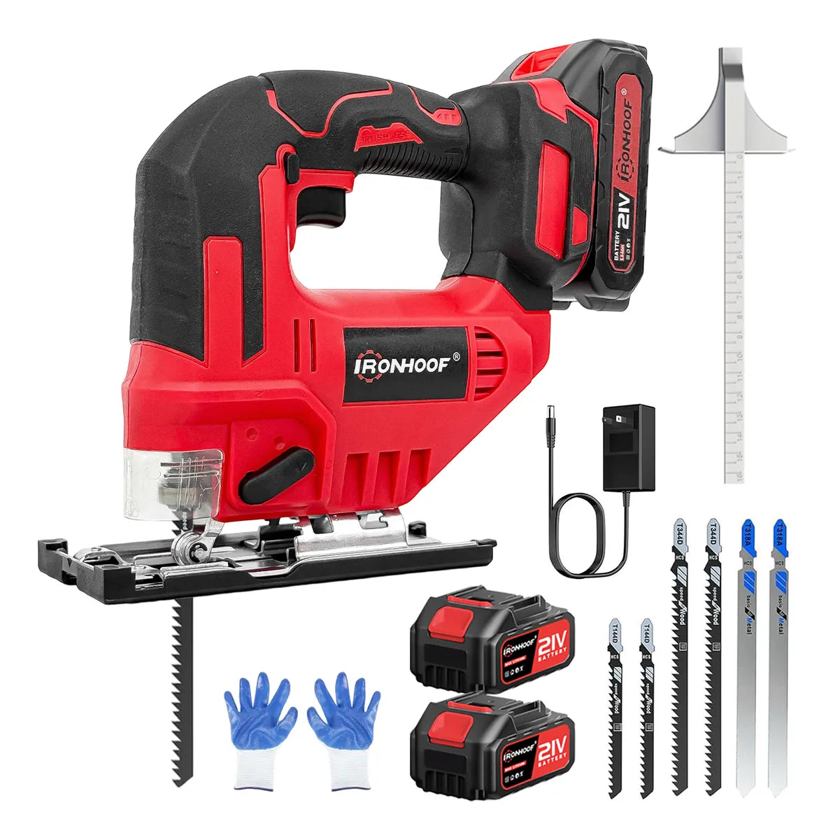 Sierra Caladora Inalámbrica 21V para Madera y Metal - Potente y Versátil - Metacompras