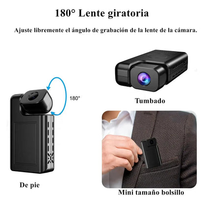Mini WiFi HD Spy Camera with Night Vision and Motion Detection