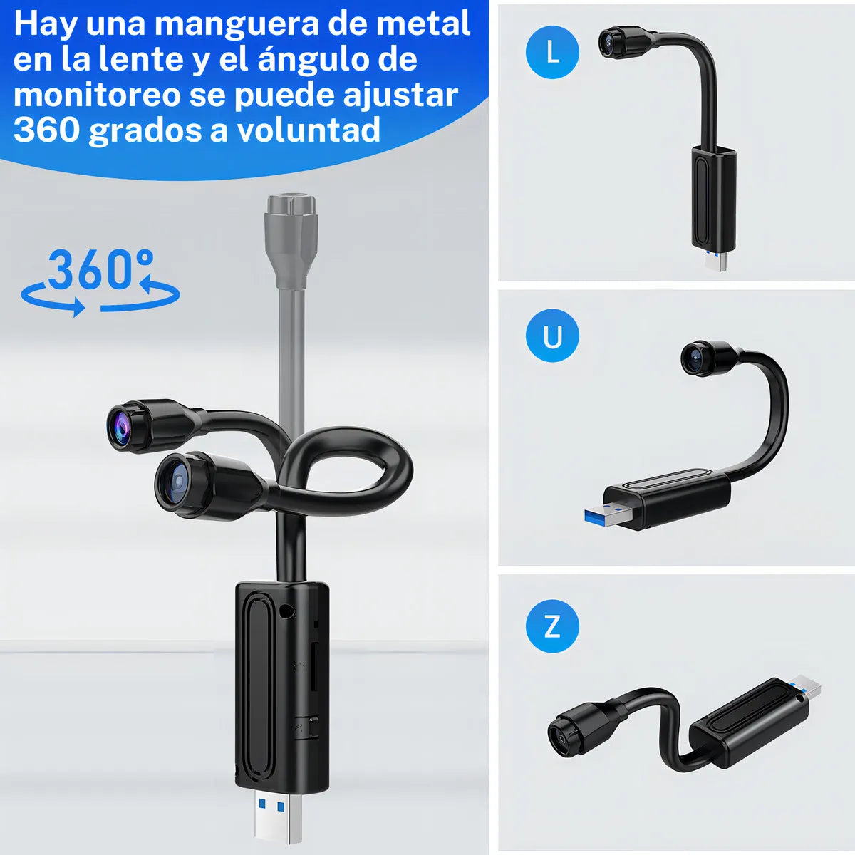 Mini Cámara de Seguridad Wifi Inalámbrica con Micrófono Incorporado