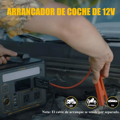 Portable Solar Generator 600X with Fast Charging 299Wh - Ideal for Adventure