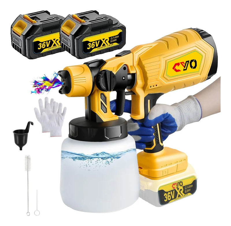 Pistola de Pintura Inalámbrica 700W con Baterías Recargables