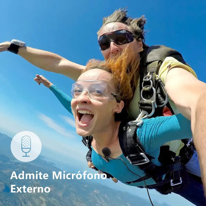 Cámara Deportiva 4K con Estabilización y 2 Baterías Incluidas