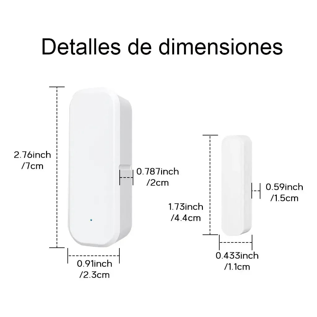 Wi-Fi Door/Window Security Sensor with Alarm - Immediate Alerts