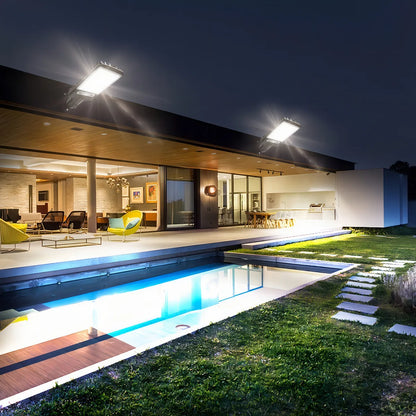 Lámpara Solar Exterior De Pared 120 Cob Con Sensor Inteligente - Metacompras