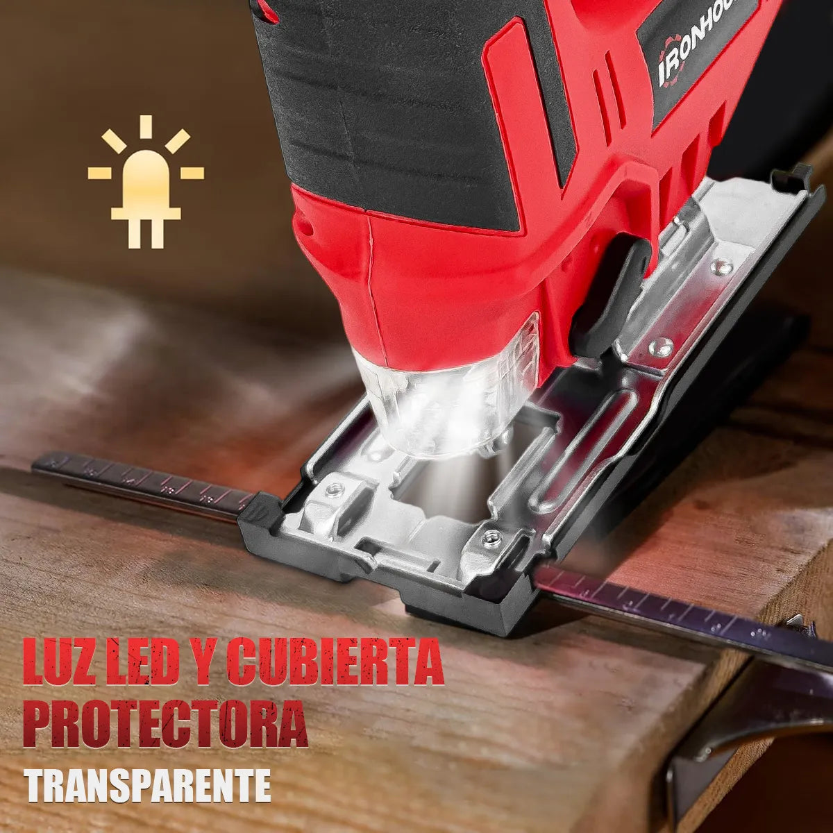 Sierra Caladora Inalámbrica 21V para Madera y Metal - Potente y Versátil - Metacompras