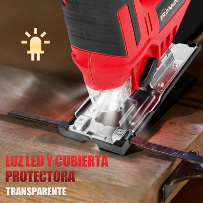Sierra Caladora Inalámbrica 21V para Madera y Metal - Potente y Versátil - Metacompras