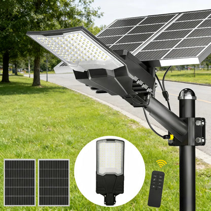 Lámpara LED Solar Jaynlt 10000W para Jardín y Alumbrado Público - Metacompras