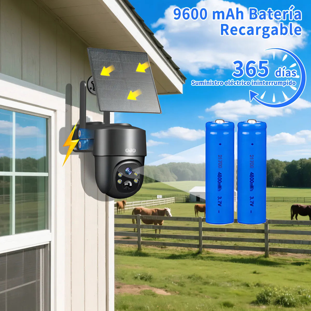 Cámara de Seguridad Exterior Solar 5MP con Sim 4G para Vigilancia Eficaz - Metacompras