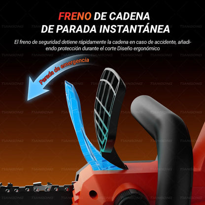 Motosierra Eléctrica Inalámbrica 16+12 - Kit 2 en 1 Sin Escobillas