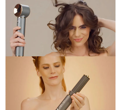 Secadora Profesional Multiestilizador 6 Pzs - Kit Completo Color Gris Oscuro