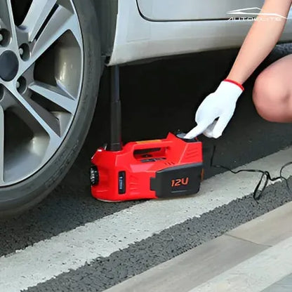 Gato Hidráulico Eléctrico 5t 12v para Auto - Elevación Rápida y Segura - Metacompras