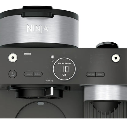 Cafetera de 12 Tazas con Sistema Espresso y Barista - Negro