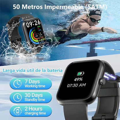 Smartwatch Inteligente Bluetooth con Llamadas y Asistente Alexa - Metacompras