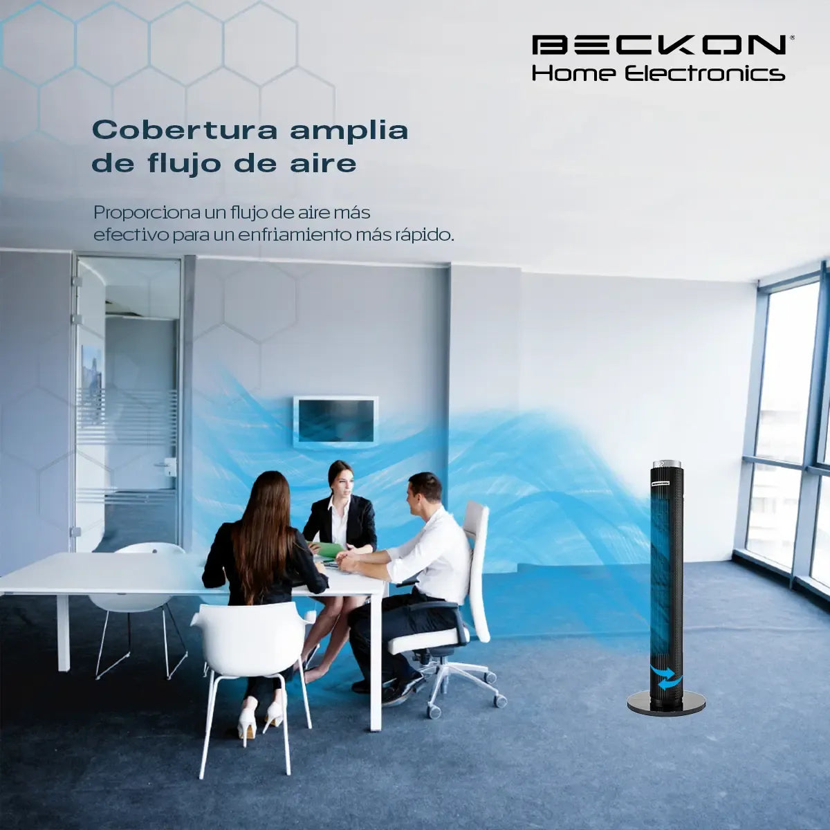 33" Tower Fan with Remote Control and Adjustable Timer