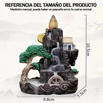 Quemador de Incienso Rústico con 120 Inciensos para Aromatizar tu Hogar
