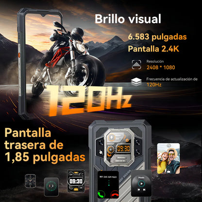 Smartphone 5G Dual SIM 256GB Negro con 16GB RAM y Android 14 - Metacompras