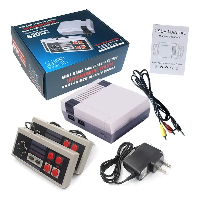 Controlador de Juego Mini Portátil con 2 Controles para Diversión en Familia