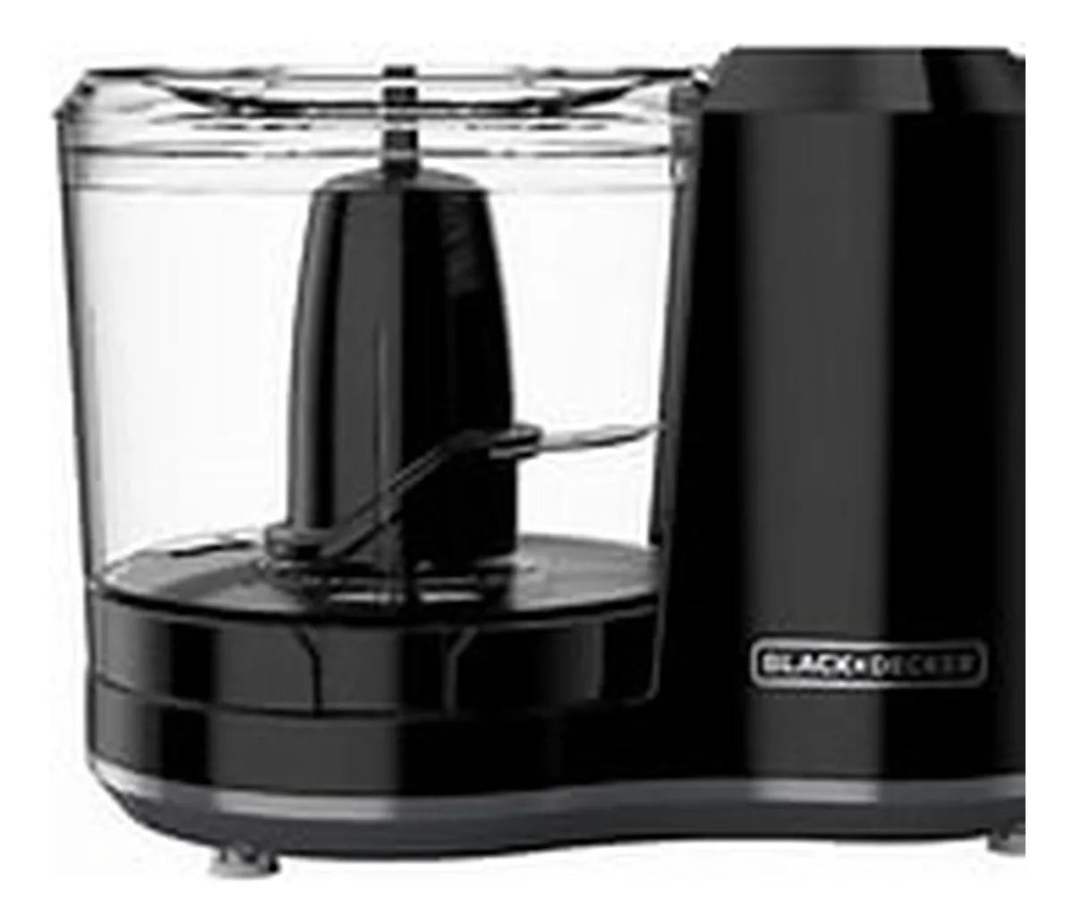 Procesador de alimentos 70W negro con múltiples funciones y fácil uso