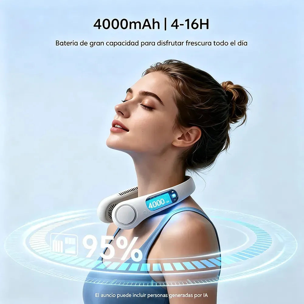 Silent and USB Rechargeable Portable Fan Ideal for Travel