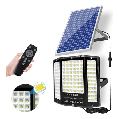 Reflector Solar 2500W Impermeable con Control Remoto y Alta Iluminación