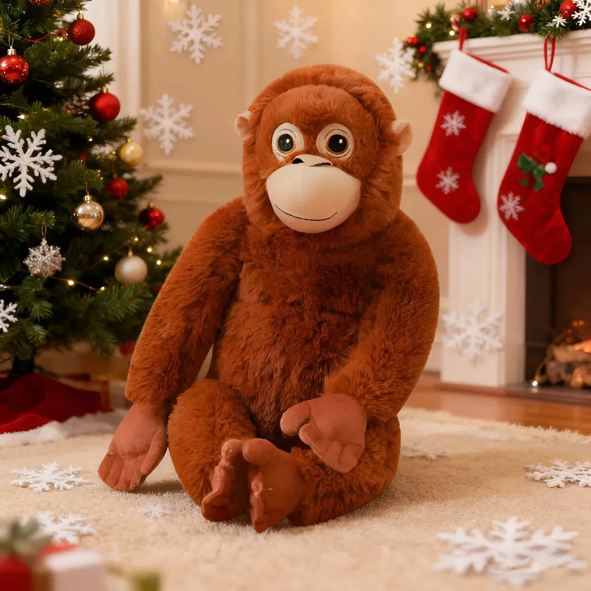 Peluche Chango Orangután 66cm - Juguete Divertido y Original - Metacompras