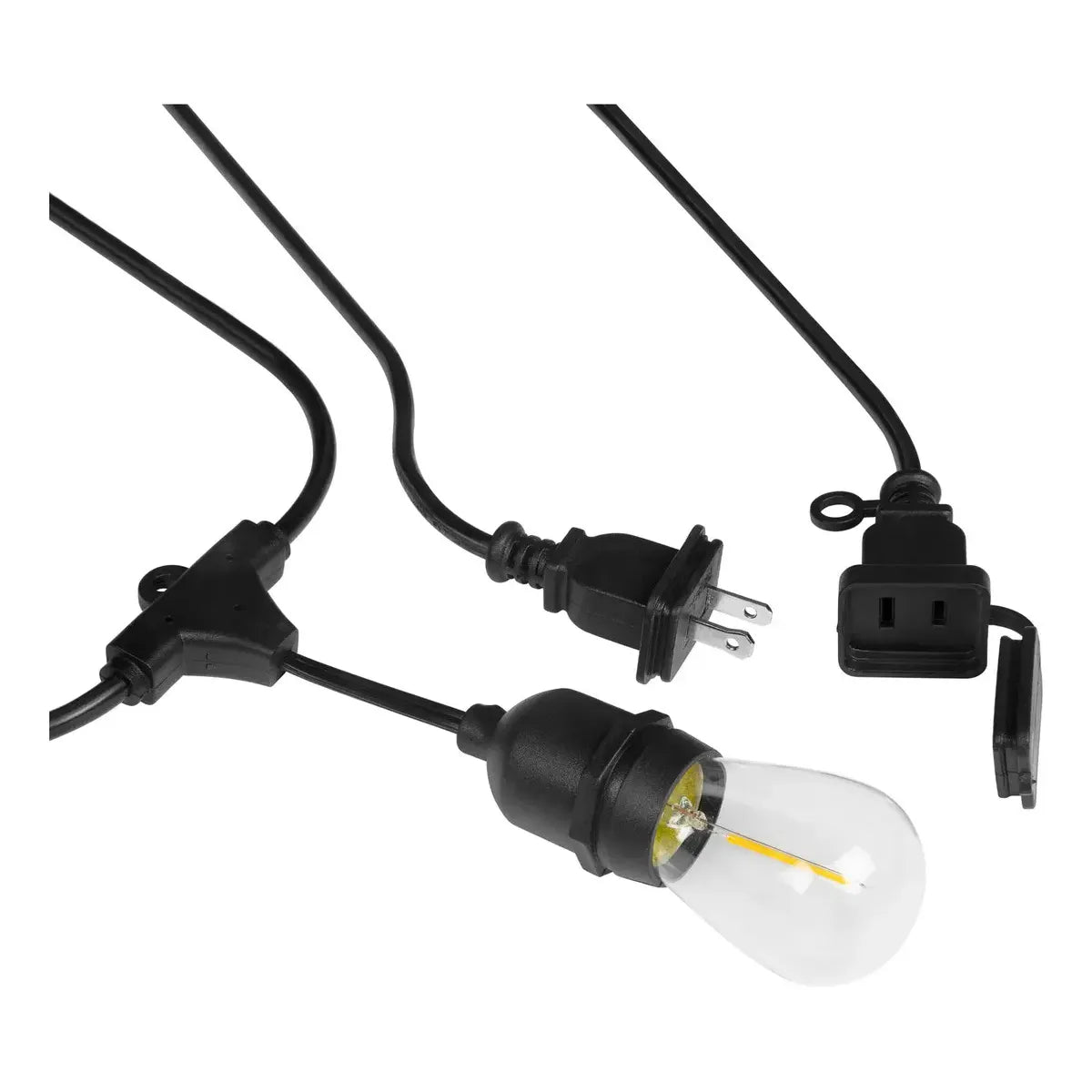 Serie de Luces Vintage LED 15 Focos 14.6m para Jardines y Eventos