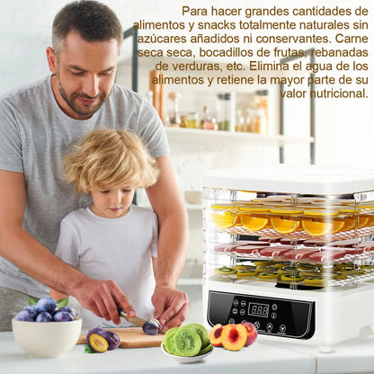 Secador de Carne y Frutas Azul - Deshidratador de Alimentos Eficiente