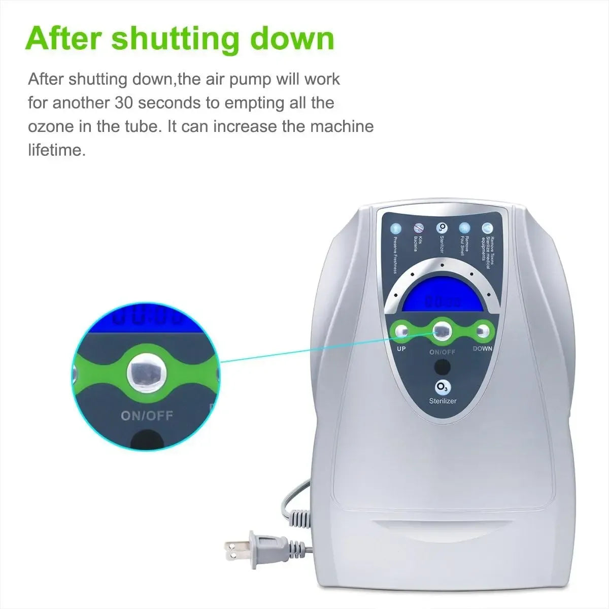 ML-2020 Ozone Generator for Effective Home Sterilization