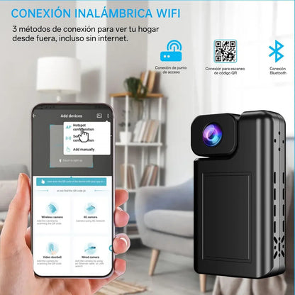 Mini WiFi HD Spy Camera with Night Vision and Motion Detection