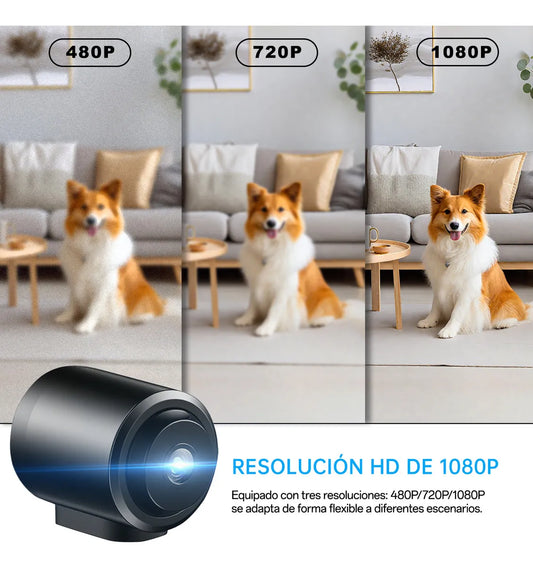 Mini Cámara Espía Wifi HD 1080P con Detección de Movimiento y Visión Nocturna - Metacompras