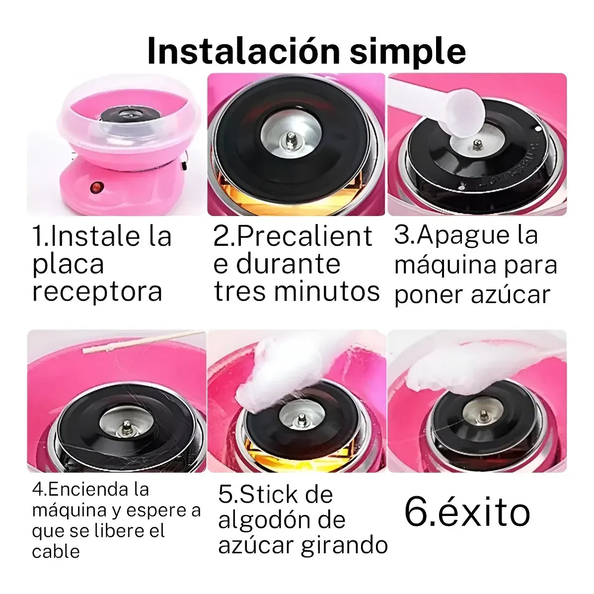 Máquina Automática de Marshmallow de Acero Inoxidable y 450W
