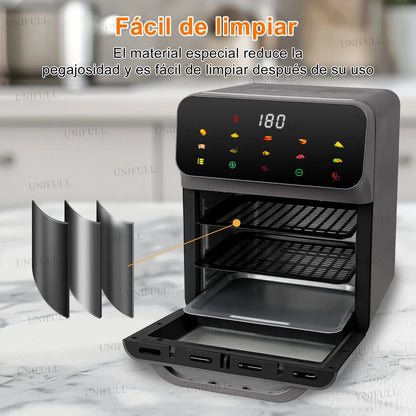 Freidora de Aire Digital Touch 15L - Cocina Saludable y Rápida