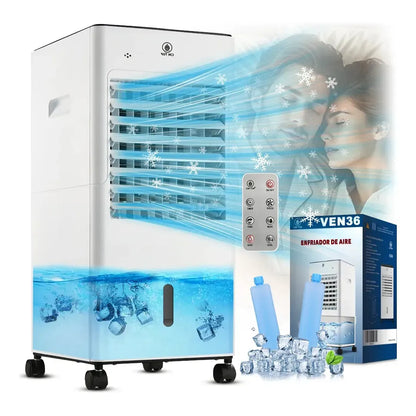 Portable Air Cooler 3 Speeds and 45° Oscillation Ideal for Summer