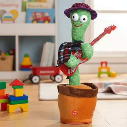 Rechargeable Dancing Cactus Plush Toy with Songs and Recording