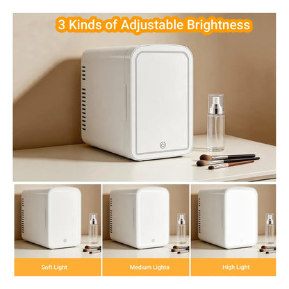 10-Liter Portable Mini Fridge, Quiet and Efficient for Drinks