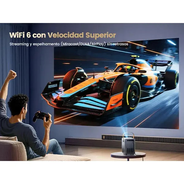 1080P FHD Compact and Powerful Projector with Android 9.0