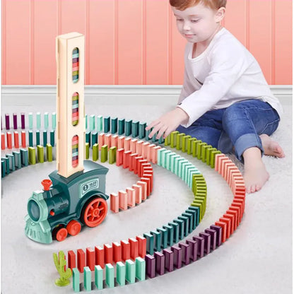 Kids' Domino Train Set - Fosters Creativity and Fun