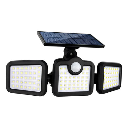 Lámpara Solar con Sensor de Movimiento y 108 LEDs para Exterior
