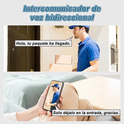 Cámara de Seguridad Wifi Exterior 5MP HD con Visión Nocturna LED