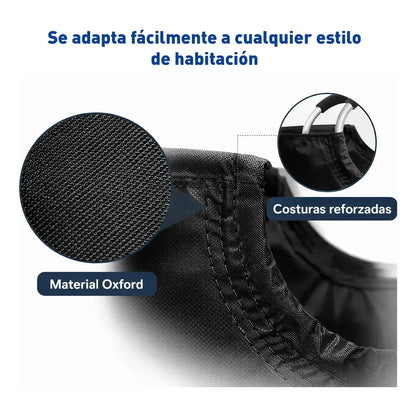 Cesto Plegable para Ropa Sucia con Agarre - Organizador de Lavandería