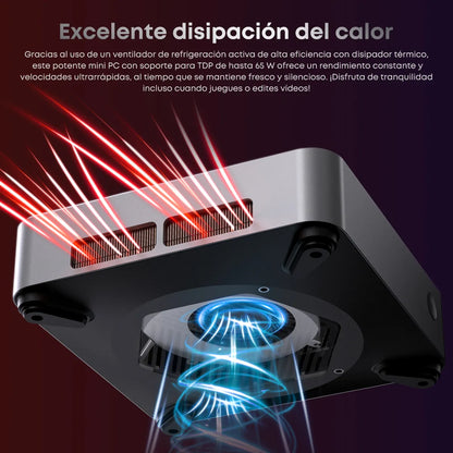 Mini PC Ryzen 7 16GB 512GB SSD con Windows 11 Pro - Rendimiento Superior