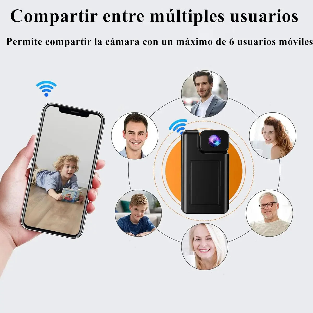 Mini WiFi HD Spy Camera with Night Vision and Motion Detection